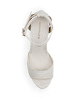 Zapatilla Beige Tacón Dama Casual Moda Plataforma 4040770