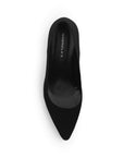Zapatilla Negro Mujer Tacon Elegante Stiletto Moda Puntal Formal 4040773