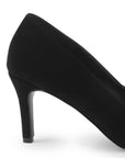 Zapatilla Negro Mujer Tacon Elegante Stiletto Moda Puntal Formal 4040773