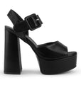 Zapatilla Negro Mujer Moda Elegante Hebilla Grande Moda Casual 4040808