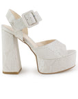 Zapatilla Beige Mujer Moda Elegante Hebilla Grande Moda Casual 4040812