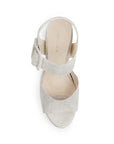 Zapatilla Beige Mujer Moda Elegante Hebilla Grande Moda Casual 4040812