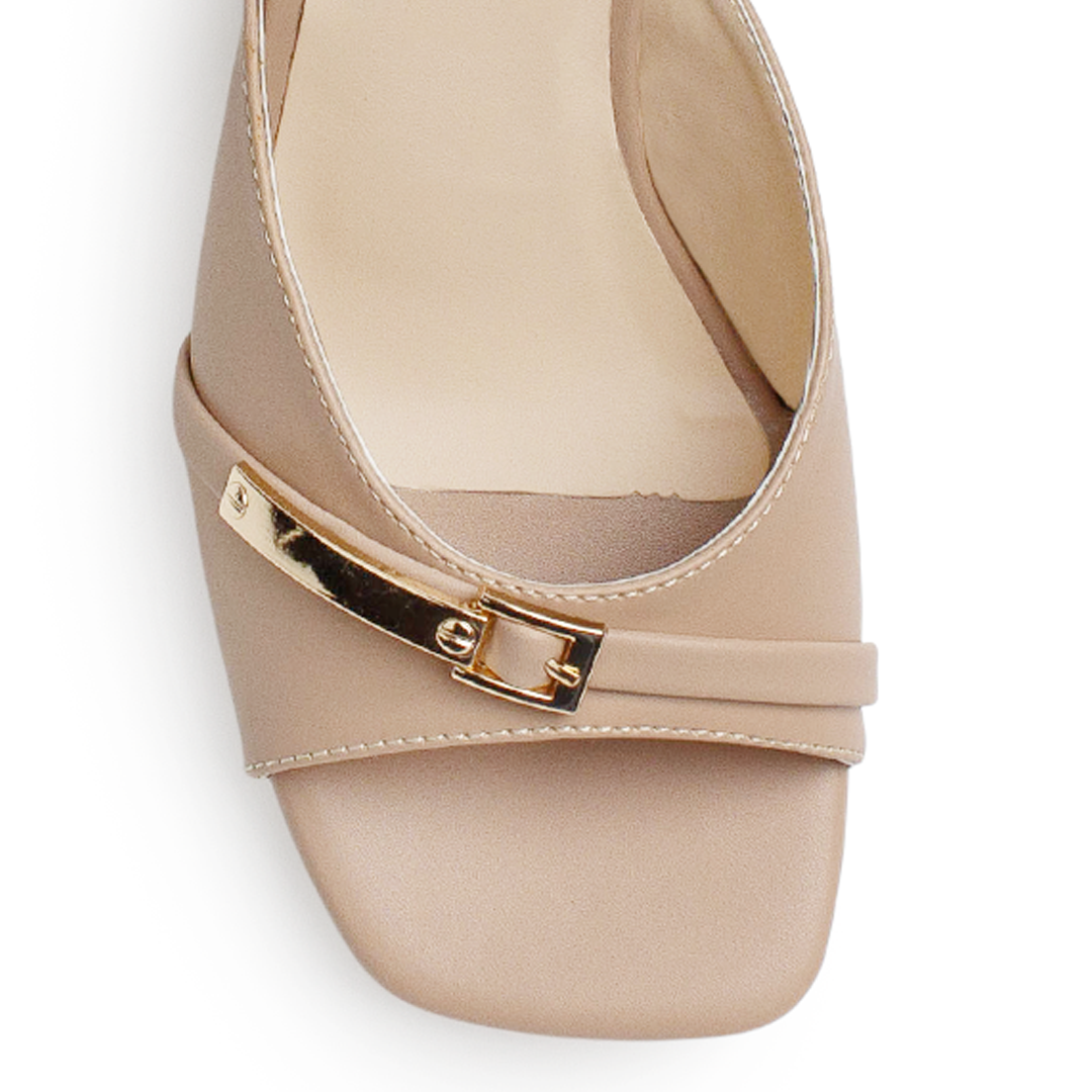 Zapatilla Maquillaje Mujer Tacon Moda Casual Herraje Elegant 4040843