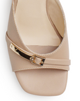 Zapatilla Maquillaje Mujer Tacon Moda Casual Herraje Elegant 4040843