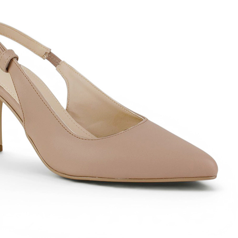 Zapatilla Maquillaje Dama Puntal Destalonado Formal Tacon Elegante 4040897