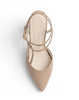 vista superior de zapatillas maquillaje para  mujer 